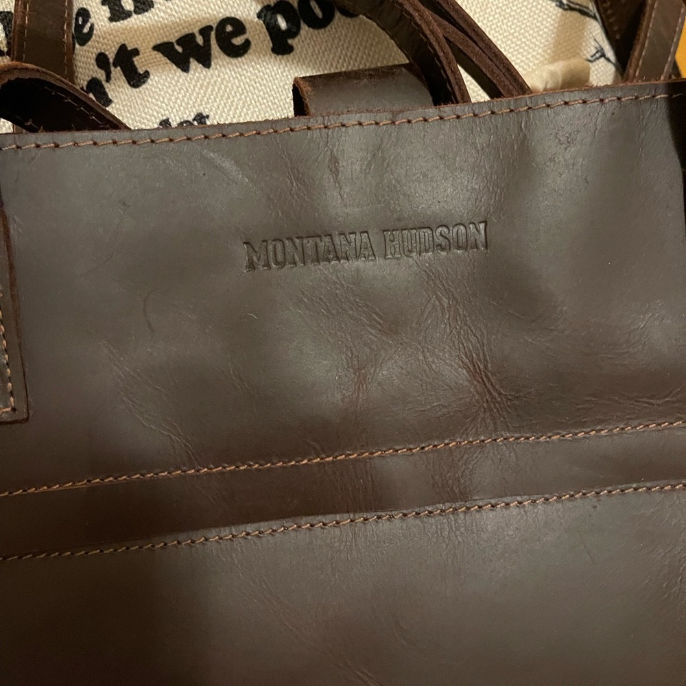 Brown Leather Unisex Bag